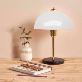 Opviq Lámpara de Mesa AYD-3697 Blanca